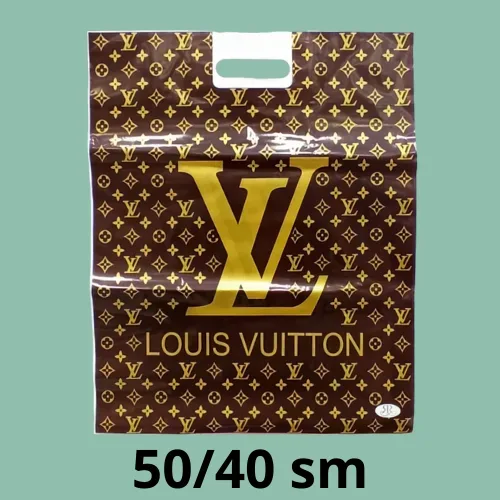 Polietilen paket Louis Vuitton 50/40 sm (50 dona/o'ram)
