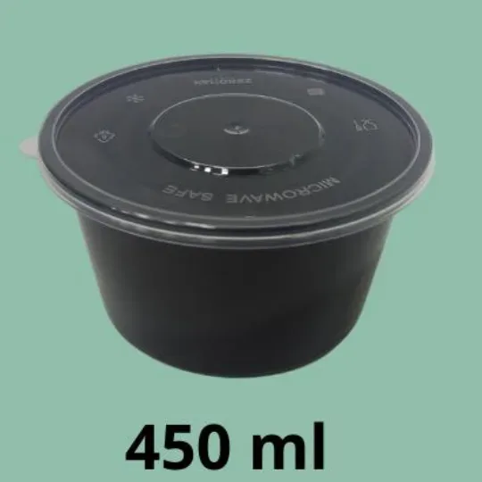 Yetkazib berish xizmati uchun Zeromax 450 ml idishlar to'plami (300 dona)